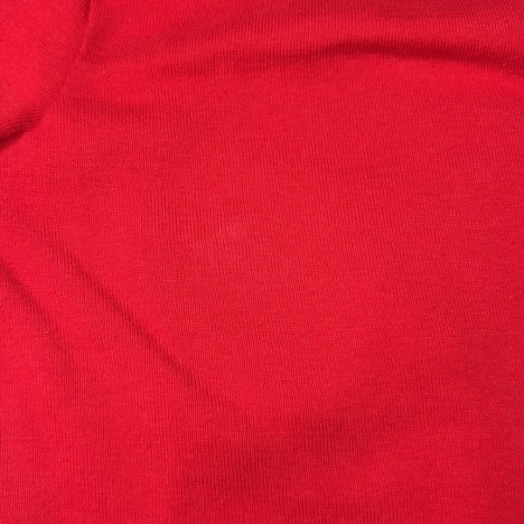 Gymboree girls red long sleeve Christmas w a reindeer and a scarf size 18-24 m - Picture 7 of 7